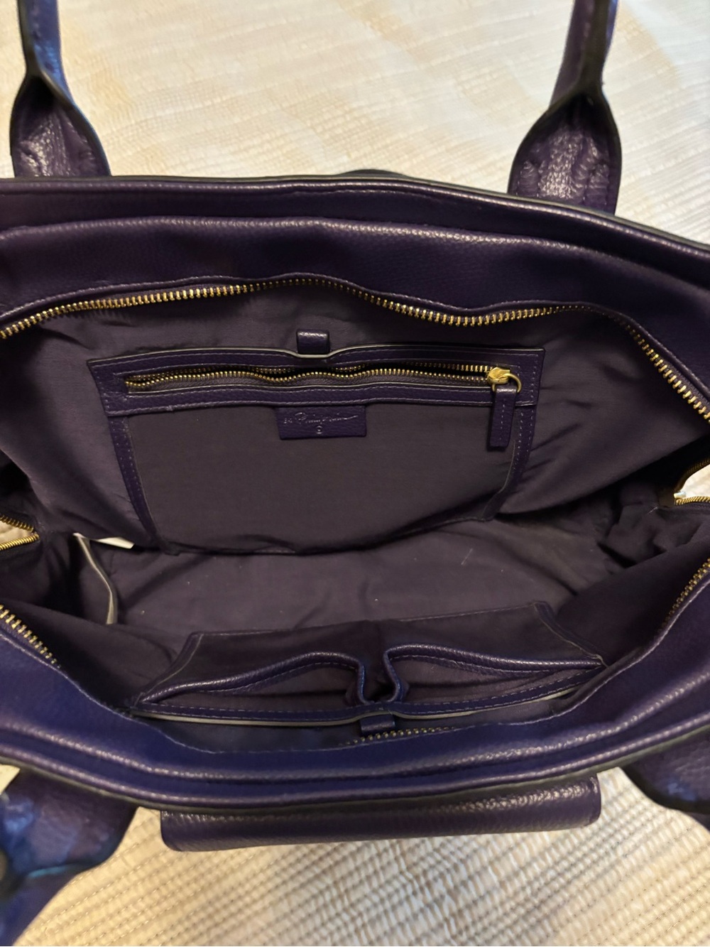 3.1 Phillip Lim for Target Purple Leather Top-Handle Satchel - Picture 9 of 12